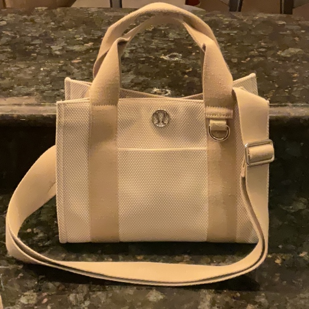 Lululemon Two-Tone Canvas Tote Bag
